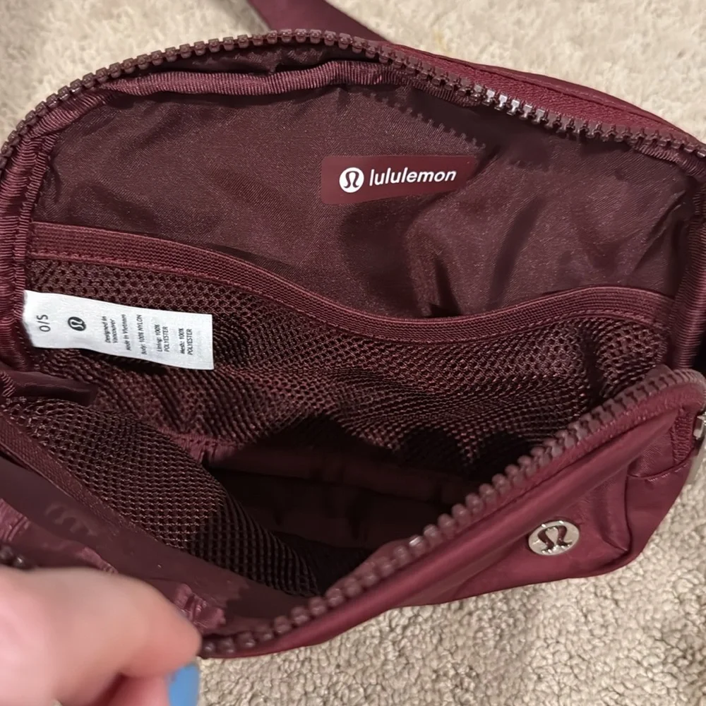Lululemon Maroon Belt Bag - Picture 3 of 3